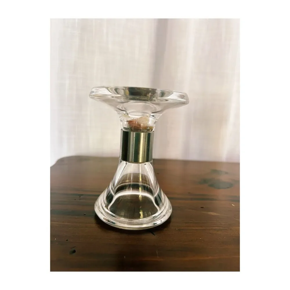 Vintage Dansk Jens Quistgaard Crystal Candle Holders (Set of 3)